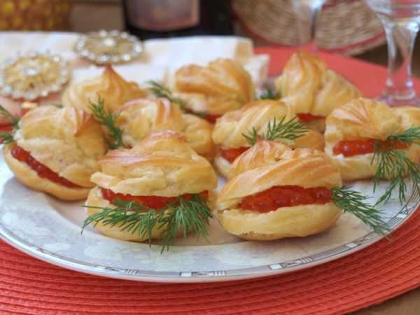 Профитроли со сливочным кремом