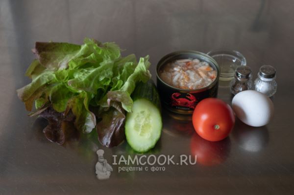 Салат «Камчатский» с крабом