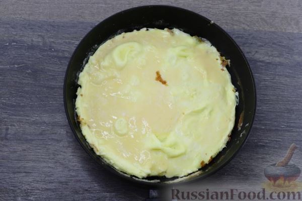 Омлет с клубникой и творожным сыром
